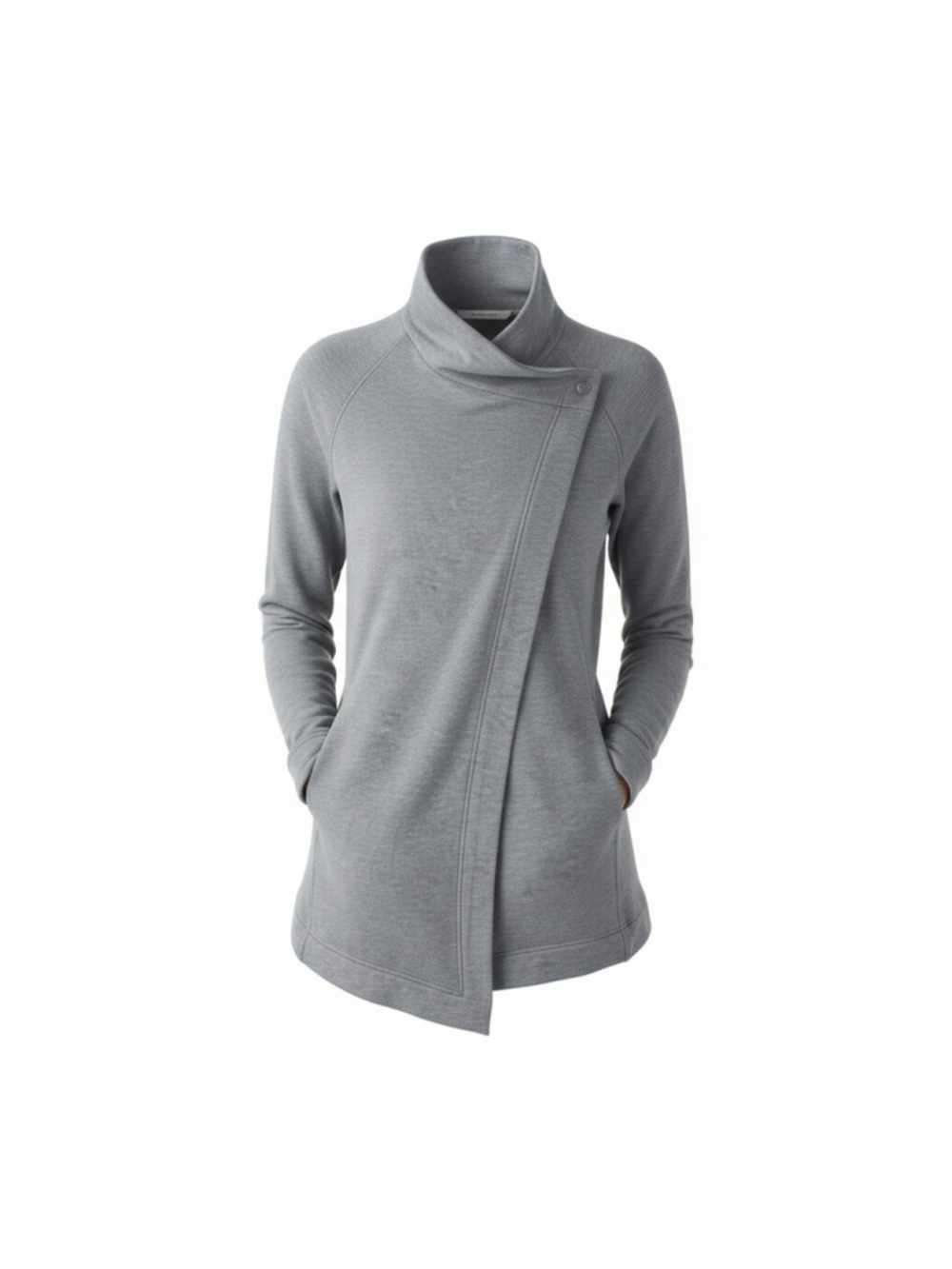 Lululemon Coast Wrap Heathered Mod Medium Grey Sz 4